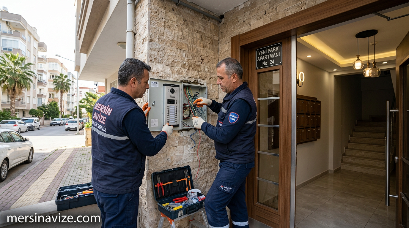 Apartman konuşma sistemi paket fiyat Mersin | Diyafon montaj - Mersin Avize Blog