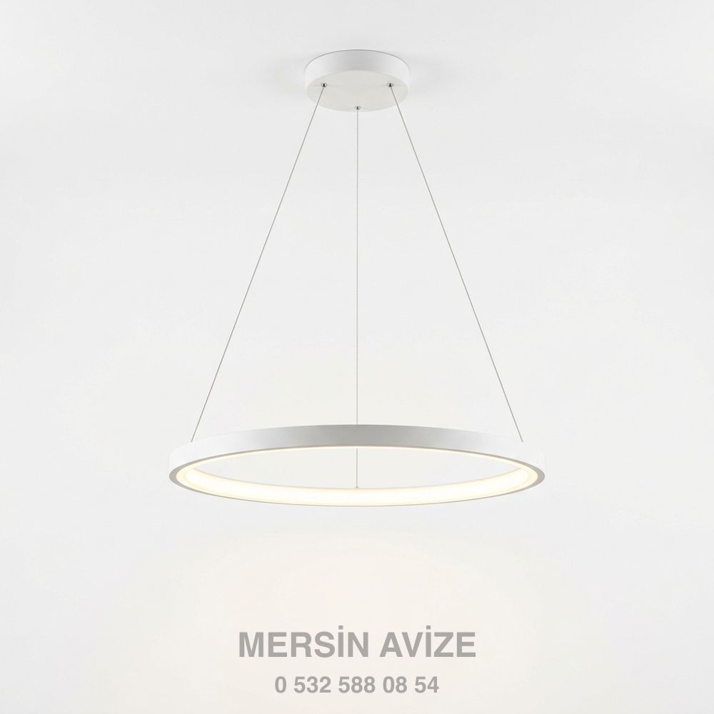 Modern Siyah LED Sarmal Tavan Avizesi